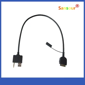 USB Aux Audio Cable Adapter 355mm For Hyundai-Accent Sonata For KIA iPhone/iPod 4 5
USB Aux Audio Cable Adapter 355mm For Hyundai-Accent Sonata For KIA iPhone/iPod 4 5
