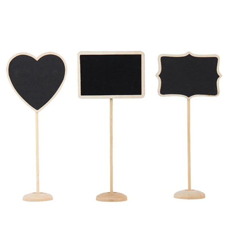 New 5pcs Wooden Mini Blackboard Chalkboard with Stand Place Wedding Table Number Sign XOA88
New 5pcs Wooden Mini Blackboard Chalkboard with Stand Place Wedding Table Number Sign XOA88
