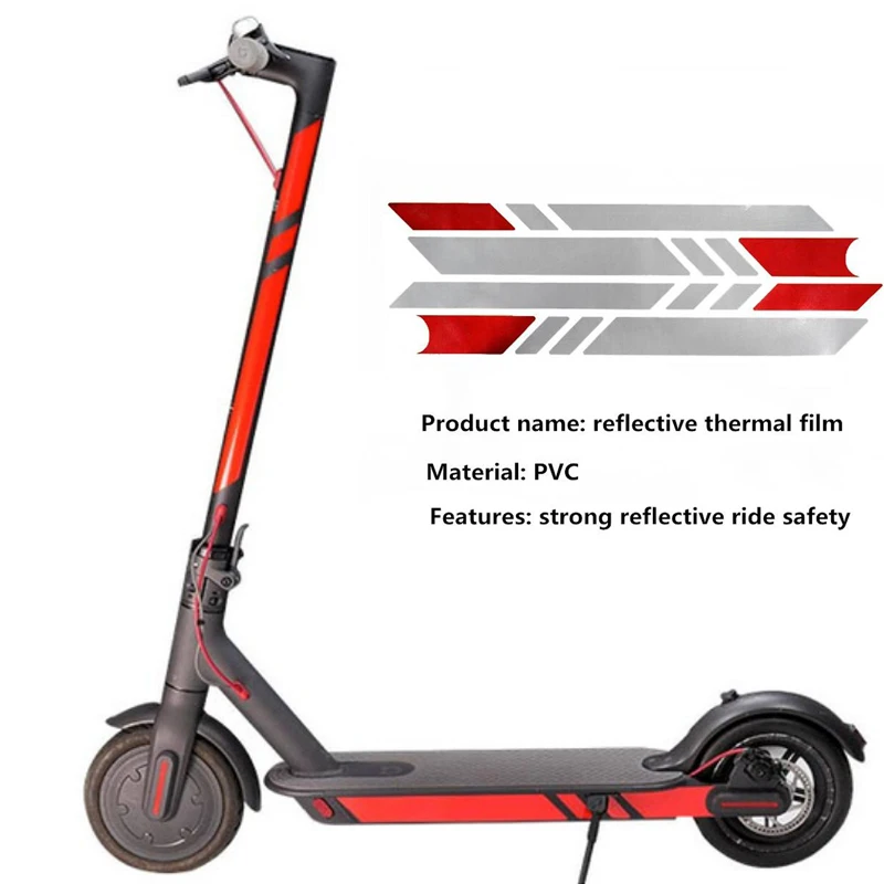 Reflective Stickers for Xiaomi Mijia M365 Electric Scooter Reflect Light Tags Paster Decals Night Safety Warning Strip Reflector
Reflective Stickers for Xiaomi Mijia M365 Electric Scooter Reflect Light Tags Paster Decals Night Safety Warning Strip Reflector