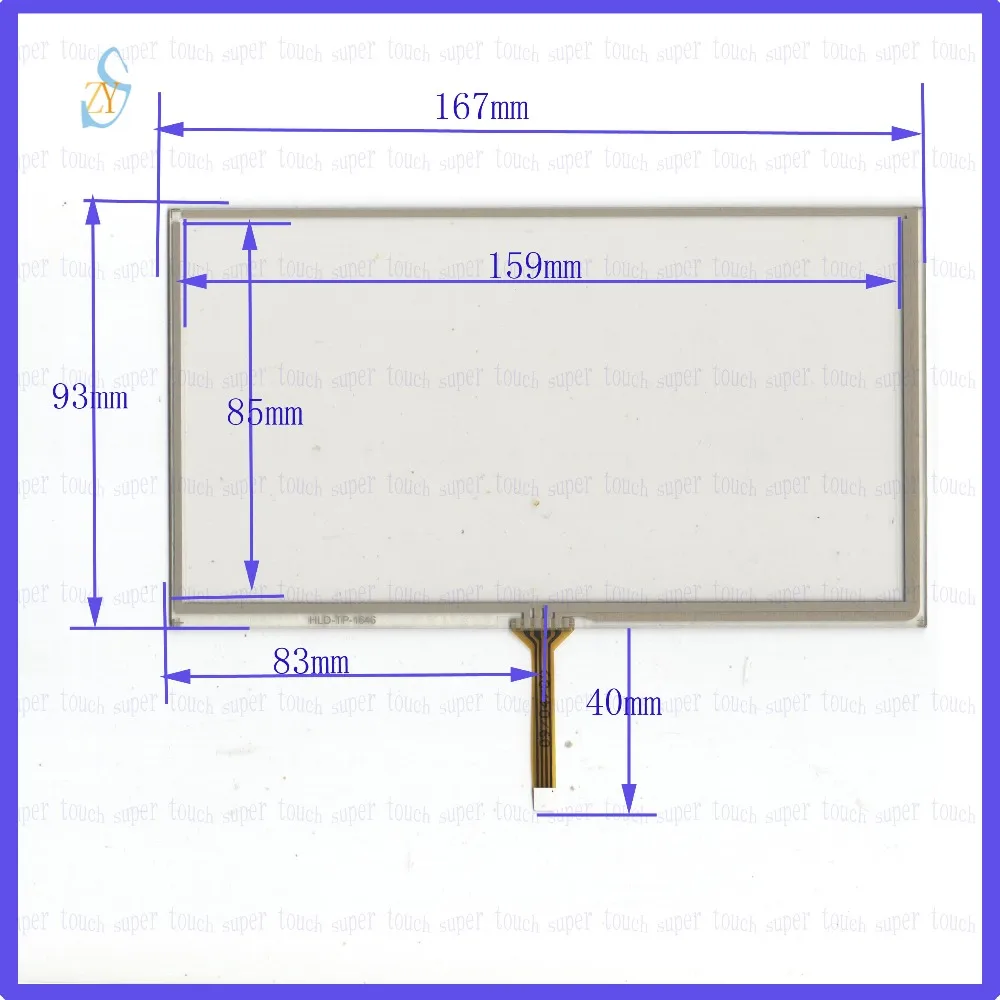 ZhiYuSun 10PCS/lot 167mm*93 mm HLD-TP-1646 7inch Touch Screen glass resistive USB touch panel 167*93 TOUCH SCREEN for CAR DVD
ZhiYuSun 10PCS/lot 167mm*93 mm HLD-TP-1646 7inch Touch Screen glass resistive USB touch panel 167*93 TOUCH SCREEN for CAR DVD