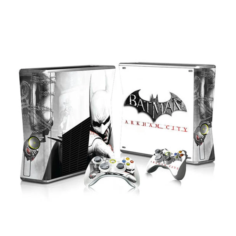 Top Sale Batman Game Decal Skin Stickers For Xbox 360 Slim Console+ 2 Controllers Skin Cover For xbox Slim vinyls sticker
Top Sale Batman Game Decal Skin Stickers For Xbox 360 Slim Console+ 2 Controllers Skin Cover For xbox Slim vinyls sticker