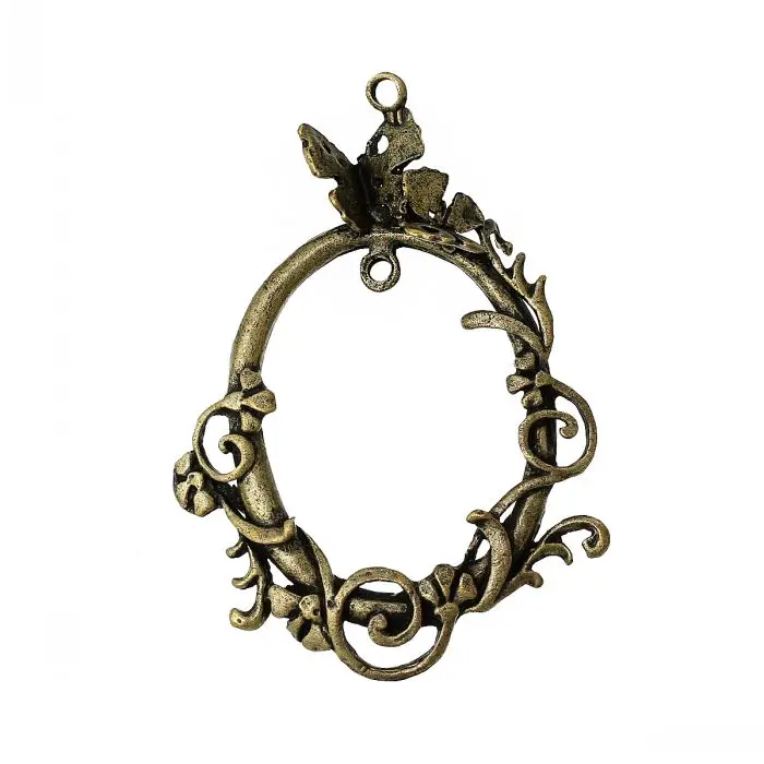 new Charm Pendants Oval Flower Vine Antique Bronze Butterfly Pattern 6.2cm x 4.4cm(2 4/8" x1 6/8"),10PCs
new Charm Pendants Oval Flower Vine Antique Bronze Butterfly Pattern 6.2cm x 4.4cm(2 4/8" x1 6/8"),10PCs