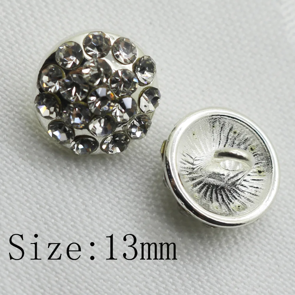 New 10pc round silver rhinestone Alloy Button sewing for clothing Wedding invitations decorate hair flower center scrapbooking
New 10pc round silver rhinestone Alloy Button sewing for clothing Wedding invitations decorate hair flower center scrapbooking