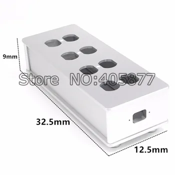 HIFI US AC Power Strip Bar Distributor Aluminum 8 Outlet Box HIFI Chassis silver
HIFI US AC Power Strip Bar Distributor Aluminum 8 Outlet Box HIFI Chassis silver