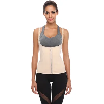 New Plus Size Adjustable Shoulder Strap Waist Trainer Vest Corset Women Zipper Hook Body Shaper Waist
New Plus Size Adjustable Shoulder Strap Waist Trainer Vest Corset Women Zipper Hook Body Shaper Waist