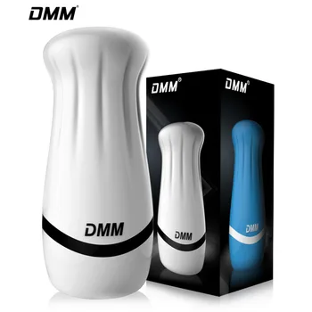 

DMM Male Masturbator Vibrator Soft Silicone Vagina 3D Realistic Pussy Sex Toy For Men Vibrating Masturbation Cup Stimulator