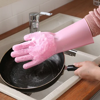 vanzlife Wash gloves artifact silicone thickening durable multifunctional household kitchen brush hot proof
vanzlife Wash gloves artifact silicone thickening durable multifunctional household kitchen brush hot proof