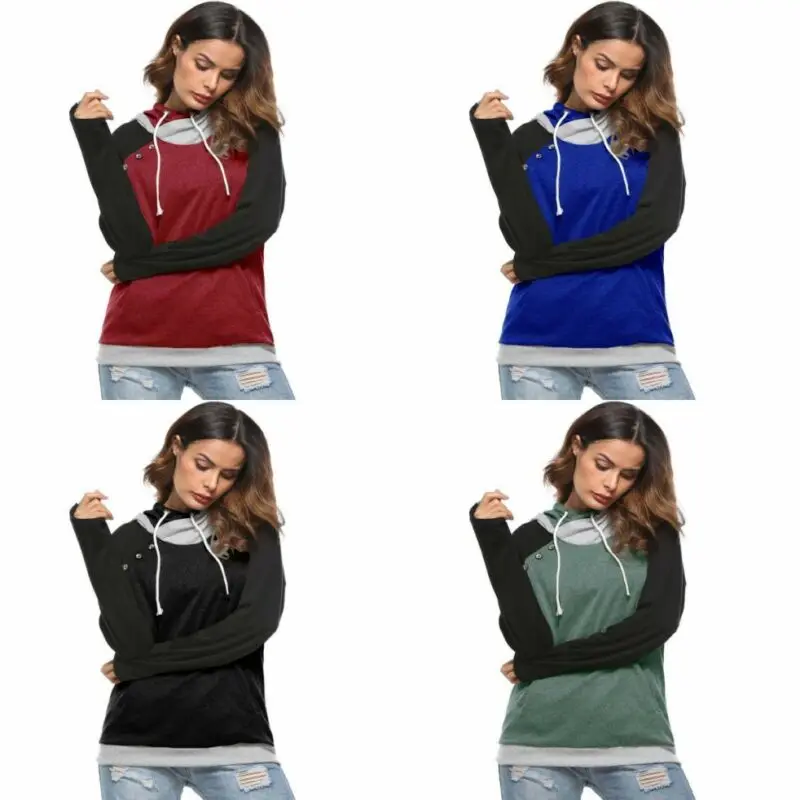 Long Hoodie Sleeve Pull Women Hooded Sweatshirt Jumper Thick New Coat 2019 new 3 different
Long Hoodie Sleeve Pull Women Hooded Sweatshirt Jumper Thick New Coat 2019 new 3 different