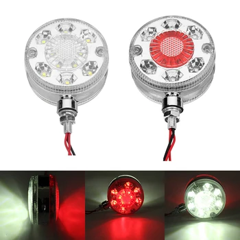 1Pair LED Double Face Side Marker Lights Stop Turn Signal Light Reverse Warning Lamp for 24V Truck Trailer Lorry Tractor
1Pair LED Double Face Side Marker Lights Stop Turn Signal Light Reverse Warning Lamp for 24V Truck Trailer Lorry Tractor