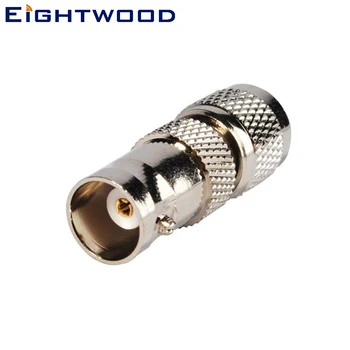 

Eightwood Car Radio Walkie Talkies Antenna Adapter BNC Jack to Mini-UHF Plug PL-259 Connector for Wouxun BaoFeng TYT Kenwood