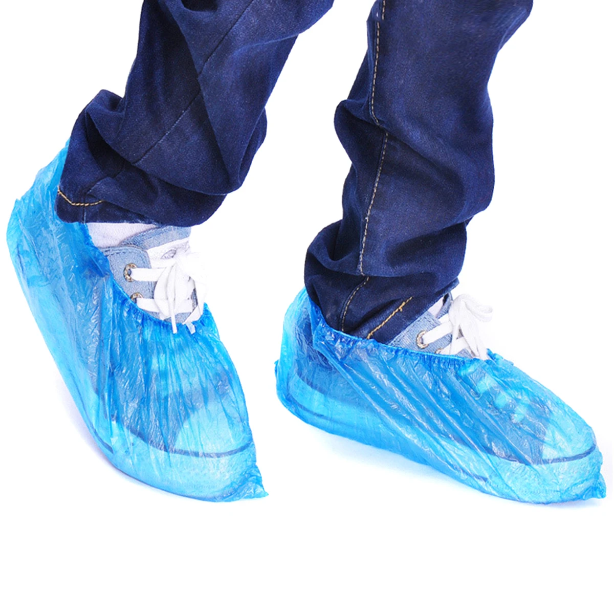 New 100Pcs One-off Plastic Waterproof Shoe Covers Plastic Disposable Boot Guard Homes Over shoes Thick Cleaning Shoe Cover
New 100Pcs One-off Plastic Waterproof Shoe Covers Plastic Disposable Boot Guard Homes Over shoes Thick Cleaning Shoe Cover