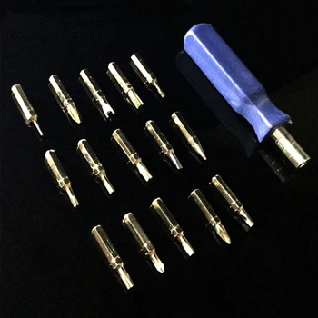 16 in 1 Precision Torx Cross Screwdriver Set Kit Repair Tools for Mobile Phone Pad
16 in 1 Precision Torx Cross Screwdriver Set Kit Repair Tools for Mobile Phone Pad