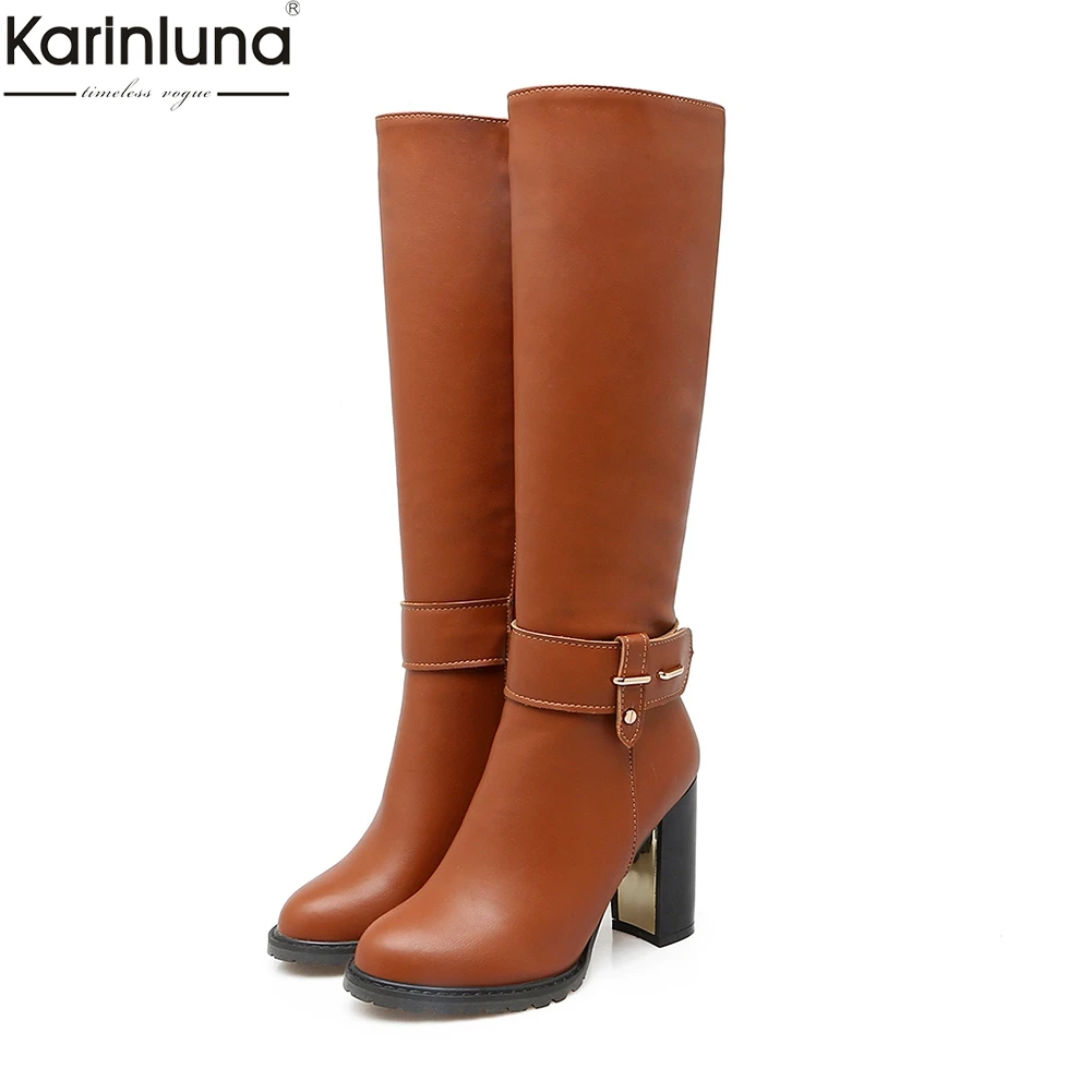 KARINLUNA brand new dropship big size 34-43 riding Boots Women Shoes fashion winter high heels knee-high Boots shoes woman
KARINLUNA brand new dropship big size 34-43 riding Boots Women Shoes fashion winter high heels knee-high Boots shoes woman
