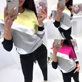 Female O Neck Knitted Hoodies Sweatshirt Pullover Backless Long Sleeve Color Stripe Wear Autumn Winter Plus Size Jumper
Female O Neck Knitted Hoodies Sweatshirt Pullover Backless Long Sleeve Color Stripe Wear Autumn Winter Plus Size Jumper