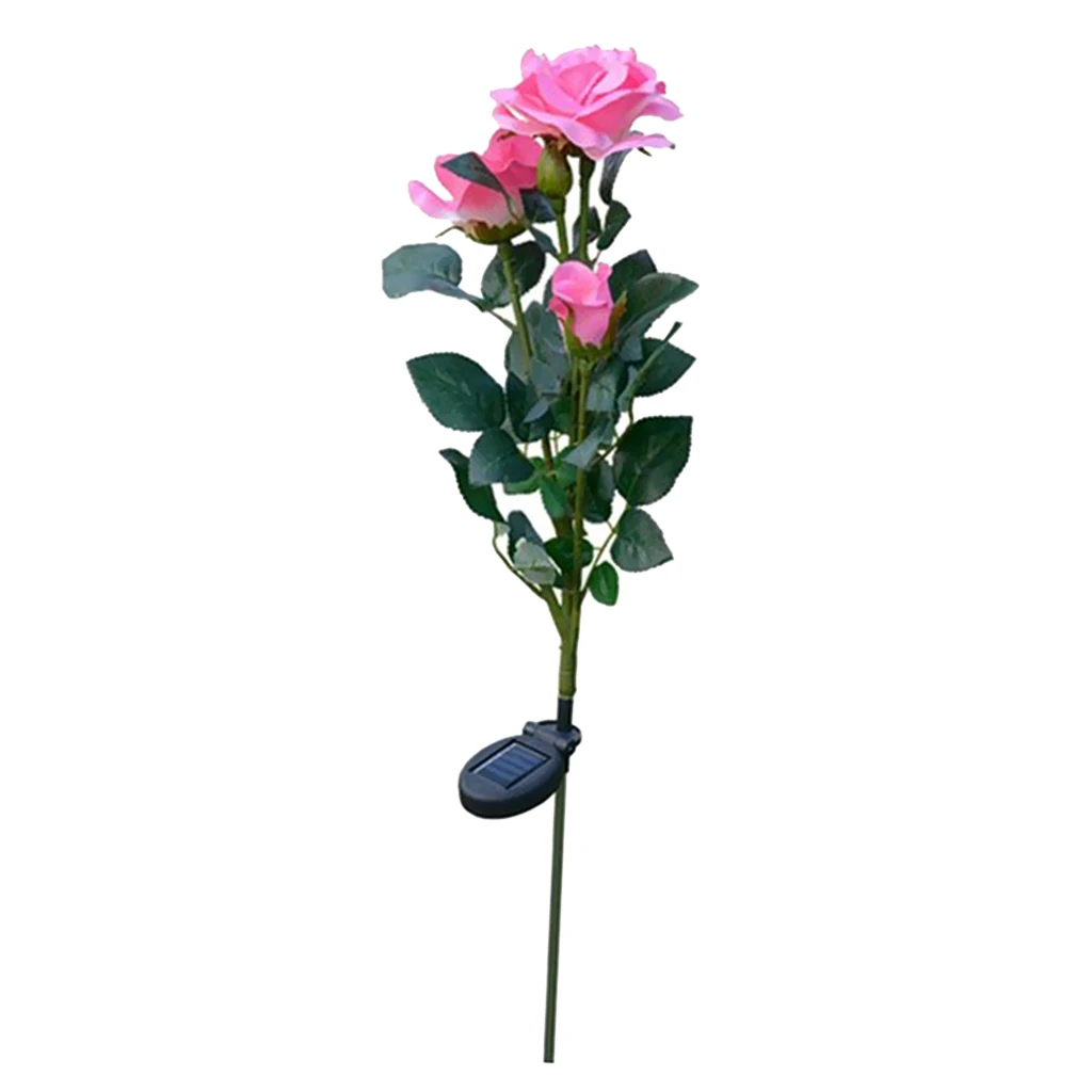 1 Piece Solar Powered Rose LED Light Outdoor Garden Patio Lamp Lawn Pathway Lighting 1 Piece Solar Powered Rose LED Light Outdoor Garden Patio Lamp Lawn Pathway Lighting