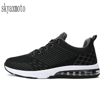 Men's Air Cushion Running Shoes Outdoor Breathable Mesh Jogging Designer Sneakers 2018 Summer Male Black Sports Walking Shoes
Men's Air Cushion Running Shoes Outdoor Breathable Mesh Jogging Designer Sneakers 2018 Summer Male Black Sports Walking Shoes