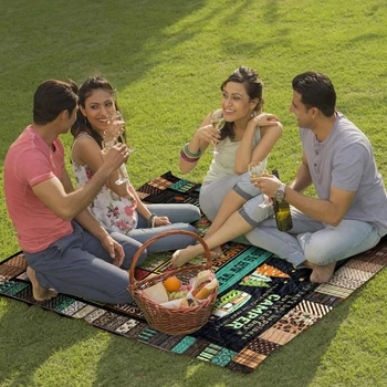 Camping Blanket Picnic Cloth Outdoor Camping Tent Mats Thick Beach Towel Spring Tour Lawn Mats 44.88*37.79in
Camping Blanket Picnic Cloth Outdoor Camping Tent Mats Thick Beach Towel Spring Tour Lawn Mats 44.88*37.79in