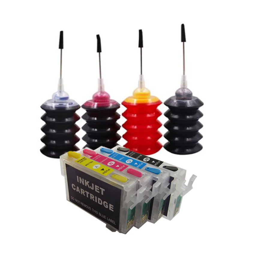Refill ink kit FOR EPSON 18 T1811 ink cartridge for EPSON XP-412 XP-415 XP-225 XP-322 XP-325 XP-422 XP-425 XP 425 422 322 325
Refill ink kit FOR EPSON 18 T1811 ink cartridge for EPSON XP-412 XP-415 XP-225 XP-322 XP-325 XP-422 XP-425 XP 425 422 322 325