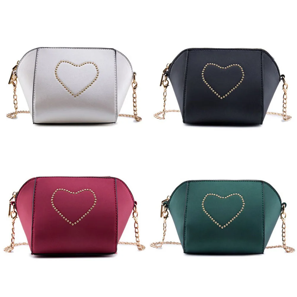 Women Rivet Shoulder Bag Satchel Zipper Handbag Tote Phone Coin Shell Crossbody Bags New
Women Rivet Shoulder Bag Satchel Zipper Handbag Tote Phone Coin Shell Crossbody Bags New