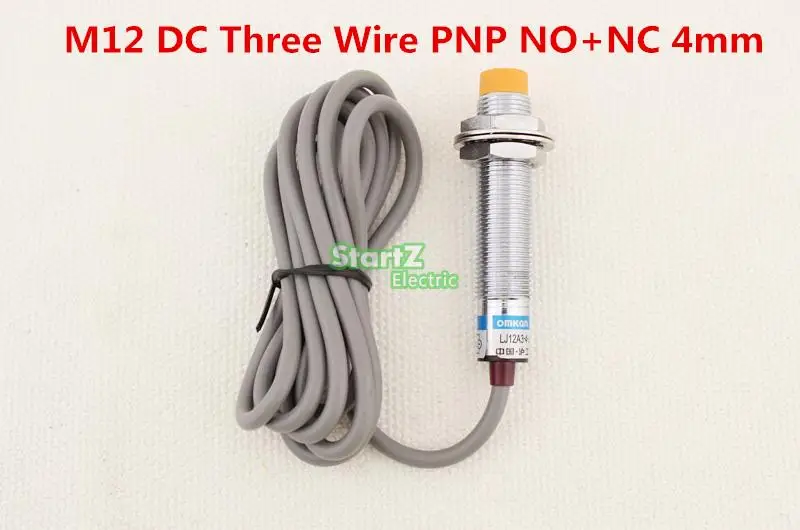 M12 DC Three Wire PNP NO+NC 4mm distance measuring Inductive proximity switch sensor LJ12A3-4-Z/CY
M12 DC Three Wire PNP NO+NC 4mm distance measuring Inductive proximity switch sensor LJ12A3-4-Z/CY