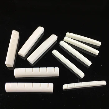 1 Piece Real Slotted Bone Nut For ST TL tele SG LP Electric Guitar 43*6*9mm 42*3.5*5.5mm
1 Piece Real Slotted Bone Nut For ST TL tele SG LP Electric Guitar 43*6*9mm 42*3.5*5.5mm