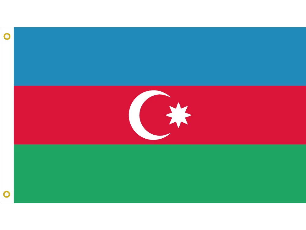 Флаг Азербайджана Национальный флаг 3x5 футов лампочка 90x15 0 см/60*90 см/40*60 см/15*21 см