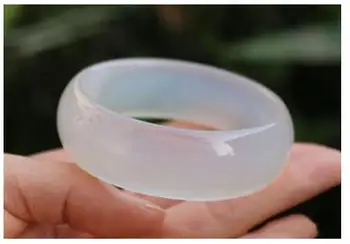 Real Natural Chalcedony Jade Lady Bangle Genuine White Agate Woman Bracelet TRUE
Real Natural Chalcedony Jade Lady Bangle Genuine White Agate Woman Bracelet TRUE