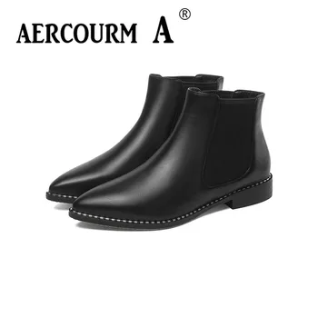 Aercourm A 2019 Women chelsea boots Low Heel Boots Winter Shoes Short Plush Boots Shoes Ankle Boots Women Work Safety point Toe
Aercourm A 2019 Women chelsea boots Low Heel Boots Winter Shoes Short Plush Boots Shoes Ankle Boots Women Work Safety point Toe