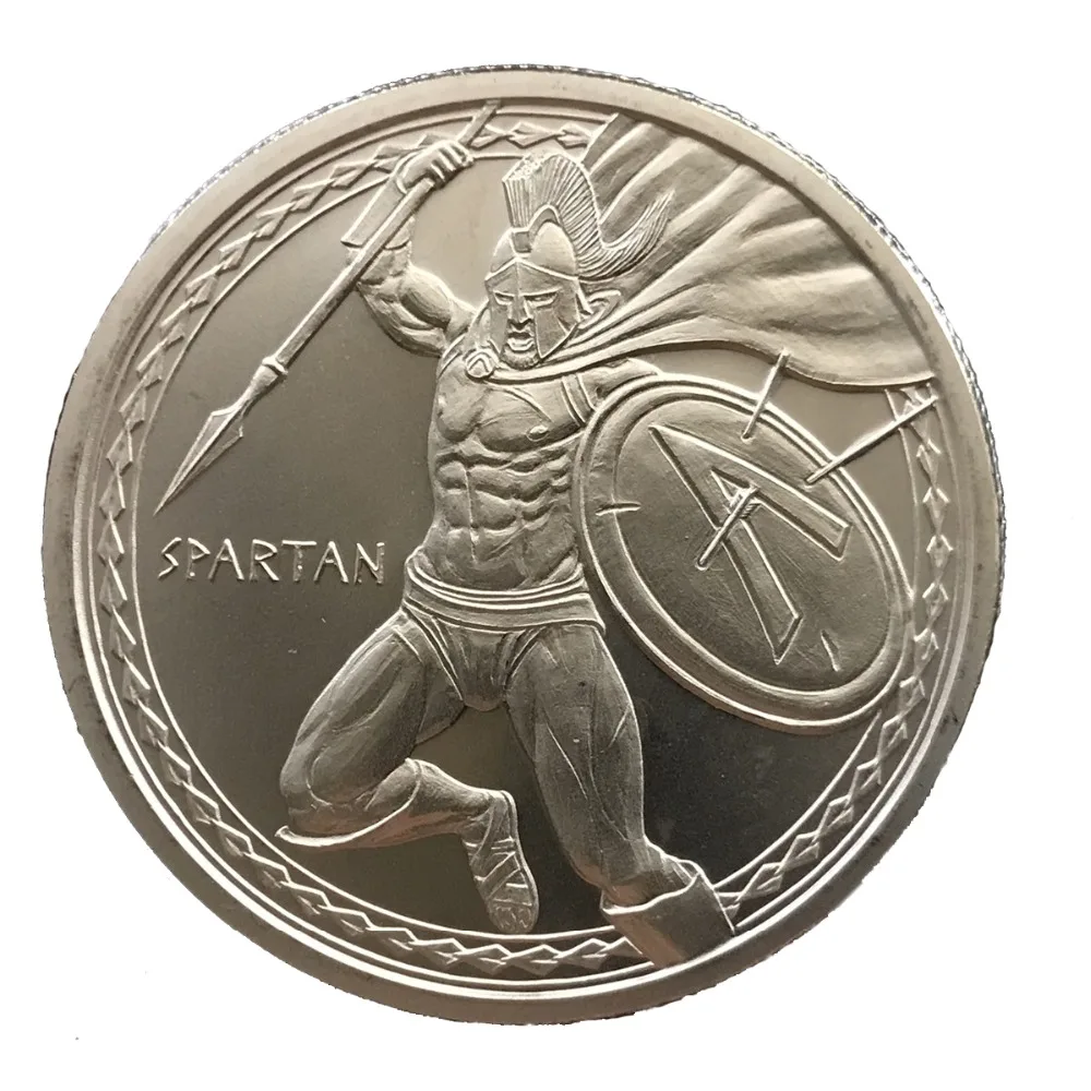 39mm Mint Spartan Collection 1 ounce 999 pure copper Coin Round Spartacus Big bronze medal Gift Non-currency Coins(2019)
39mm Mint Spartan Collection 1 ounce 999 pure copper Coin Round Spartacus Big bronze medal Gift Non-currency Coins(2019)