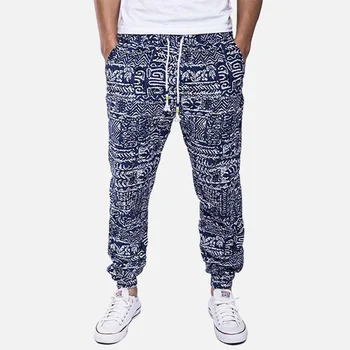 Men's Floral Print Cotton Linen Harem Pants Hawaiian Blue Drawstrings Pockets Man Trousers Summer Streetwear Long Joggers Male
Men's Floral Print Cotton Linen Harem Pants Hawaiian Blue Drawstrings Pockets Man Trousers Summer Streetwear Long Joggers Male