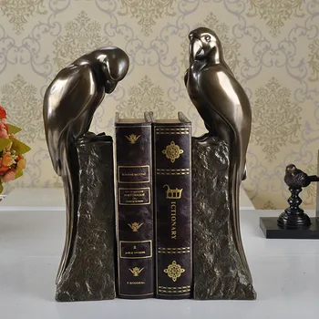 Europe and home accessories ornaments bronze parrot book by an author office den resin decorative handicrafts
Europe and home accessories ornaments bronze parrot book by an author office den resin decorative handicrafts