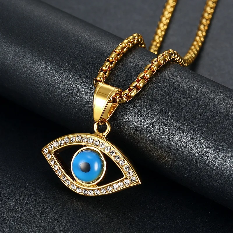 Hip Hop Full Micro Pave Illuminati Pyramid Eye Pendant Necklace Gold Color Pharaoh The Eye of Horus Necklace for Men Jewelry
Hip Hop Full Micro Pave Illuminati Pyramid Eye Pendant Necklace Gold Color Pharaoh The Eye of Horus Necklace for Men Jewelry