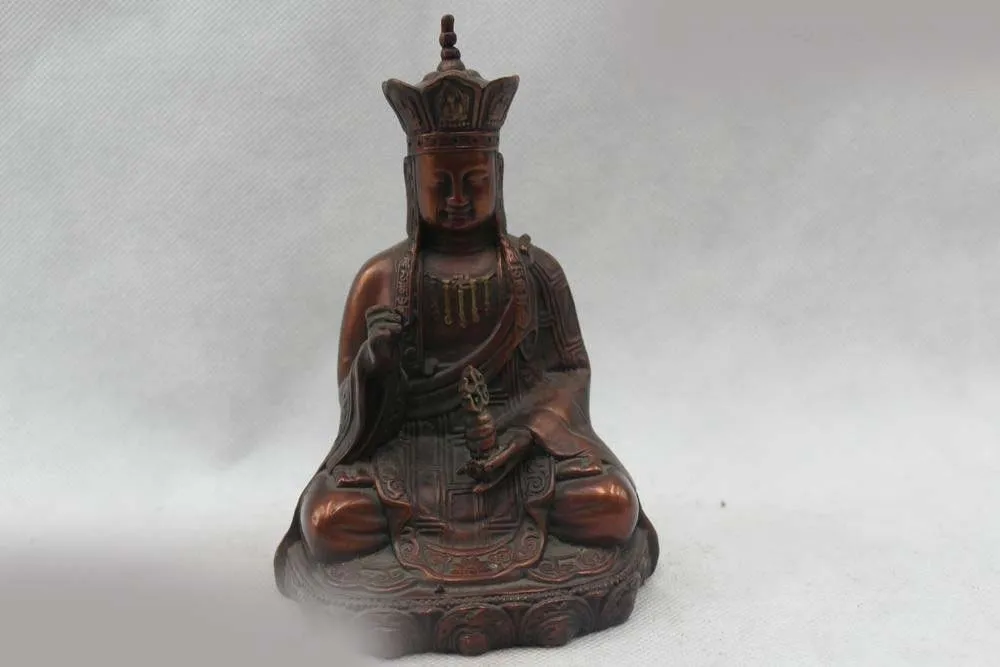6"China Buddhism Red Bronze Ksitigarbha Jizo Xuanzang Bodhisattva Buddha Statue
6"China Buddhism Red Bronze Ksitigarbha Jizo Xuanzang Bodhisattva Buddha Statue