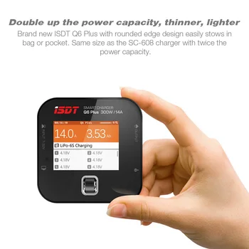 Original iSDT Q6 Plus 300W 14A Q6 lite 200W 8A Pocket Battery Balance Charger for RC Drone Helicopter 
Original iSDT Q6 Plus 300W 14A Q6 lite 200W 8A Pocket Battery Balance Charger for RC Drone Helicopter