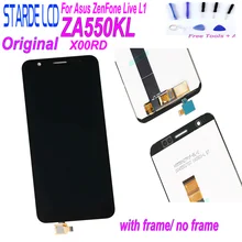 Écran tactile LCD avec cadre, pour Asus ZenFone Live L1 ZA550KL X00RD, avec outils gratuits=