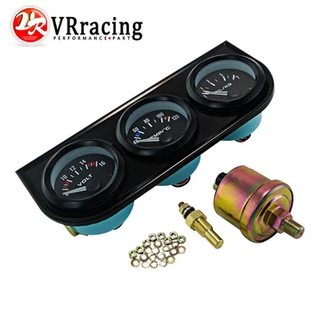 VR - 52mm Triple gauge 3 in 1 (Oil press Gauge+Water Temp Gauge+Volt Meter) Sensor 52mm Auto Gauge Car Meter VR-TAG02
VR - 52mm Triple gauge 3 in 1 (Oil press Gauge+Water Temp Gauge+Volt Meter) Sensor 52mm Auto Gauge Car Meter VR-TAG02