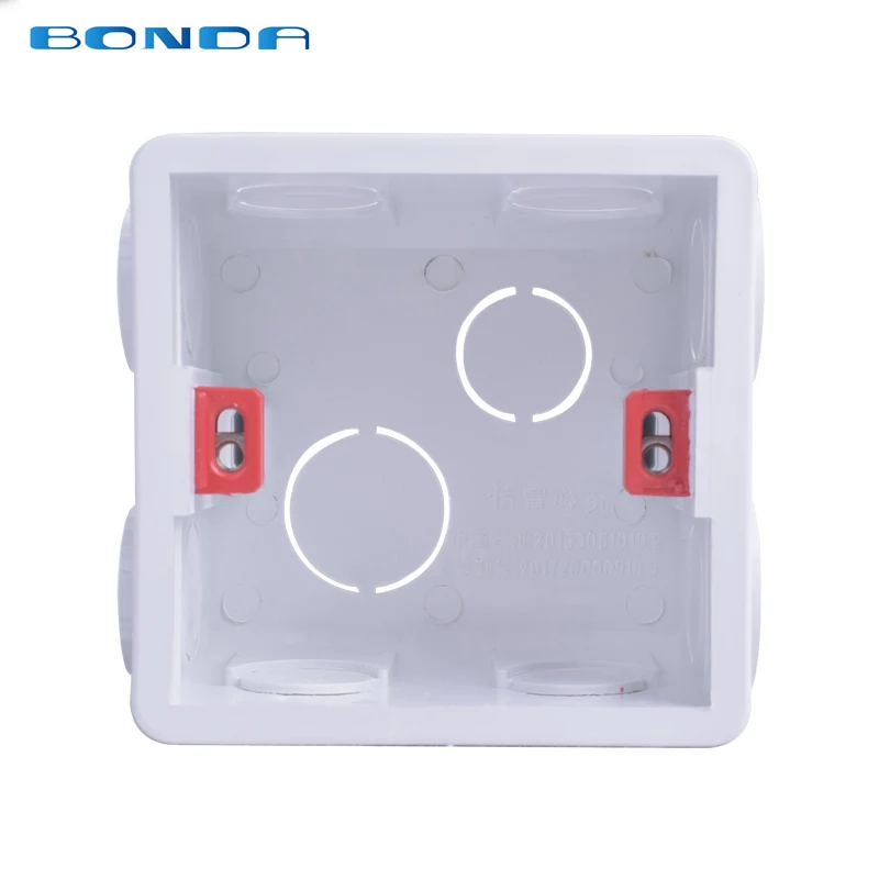 2018 New Arrival EU Standard, Wall Round Mounting Box, Internal Cassette, Wiring Box, White Back Box For EU Switches and Sockets
2018 New Arrival EU Standard, Wall Round Mounting Box, Internal Cassette, Wiring Box, White Back Box For EU Switches and Sockets