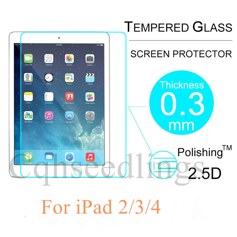 Screen Protector for iPad 3 for iPad 4 for iPad 2 9H Protection Tempered Glass High Clear Explosion-Proof for iPad
Screen Protector for iPad 3 for iPad 4 for iPad 2 9H Protection Tempered Glass High Clear Explosion-Proof for iPad