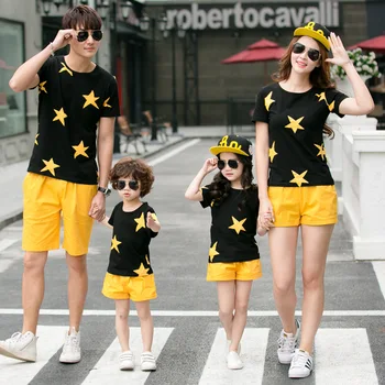 Family Matching Sets Clothes 2pcs Tshirt+shorts Pants Stars Print Twins Mom Dad Brother and Sister Clothes Family Clothing Set
Family Matching Sets Clothes 2pcs Tshirt+shorts Pants Stars Print Twins Mom Dad Brother and Sister Clothes Family Clothing Set
