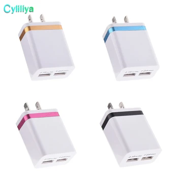 High Quality Wall Charger Metal Dual USB For Samsung S8 S7 2 Ports US EU Version Travel Adapter For Universal Smart Phones
High Quality Wall Charger Metal Dual USB For Samsung S8 S7 2 Ports US EU Version Travel Adapter For Universal Smart Phones