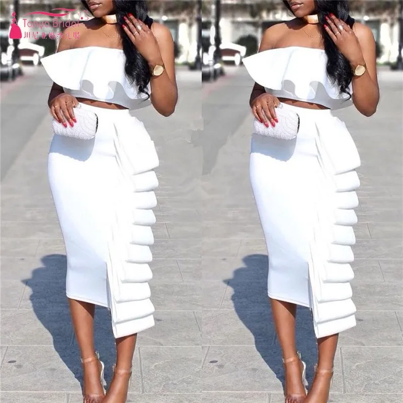 Tanya White 2019 Elegant Cocktail Dresses Sheath Strapless Tea Length Spandex Party Plus Size Homecoming Dresses DQG869
Tanya White 2019 Elegant Cocktail Dresses Sheath Strapless Tea Length Spandex Party Plus Size Homecoming Dresses DQG869