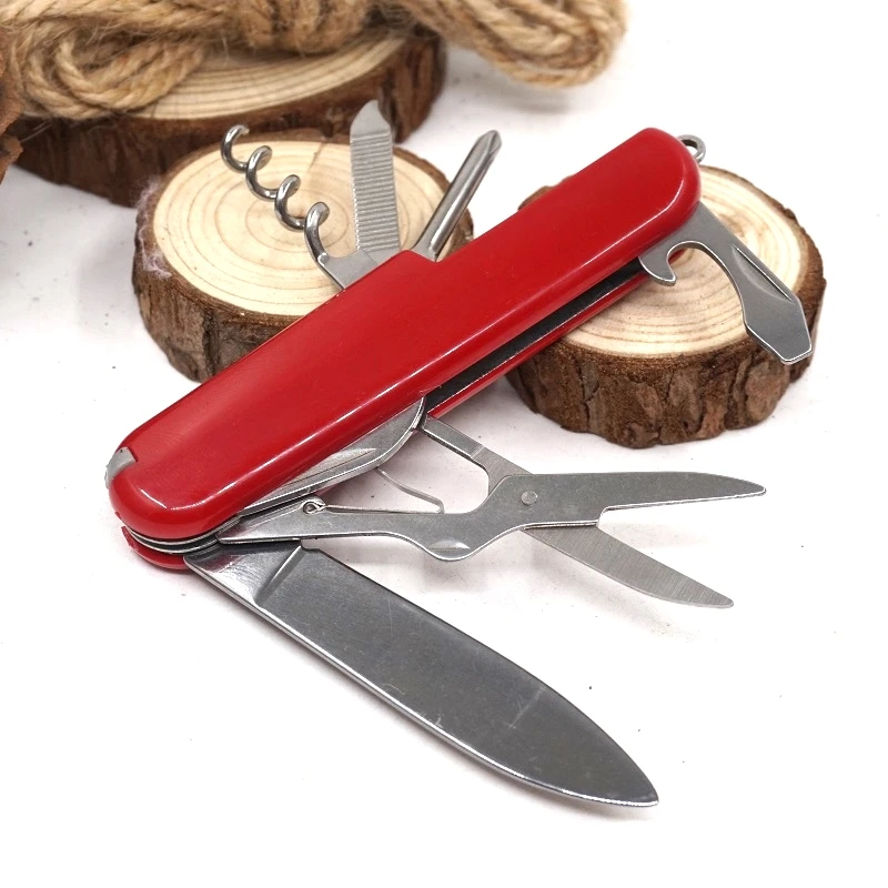 

7 in 1 Multifunctional Outdoor Survival Knife Multitool EDC Tools Bottle Opener Screwdriver Camping Hunting Folding Pocket Knife