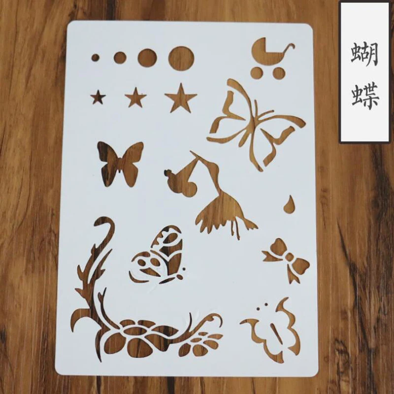 1pc Stencil Reusable Butterfly Template Painting Stencil For Scrapbooking Stamp Embossing Cards Craft Drawing Templates Decor
1pc Stencil Reusable Butterfly Template Painting Stencil For Scrapbooking Stamp Embossing Cards Craft Drawing Templates Decor