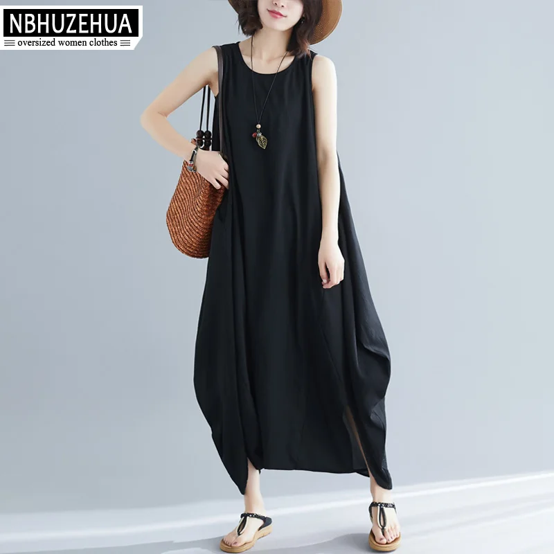 NBHUZEHUA Plus Size Jumpsuits Women Sleeveless Overalls Baggy Harem Pants Female Linen Drop Crotch Playsuits Romper 5XL 19-D277
NBHUZEHUA Plus Size Jumpsuits Women Sleeveless Overalls Baggy Harem Pants Female Linen Drop Crotch Playsuits Romper 5XL 19-D277
