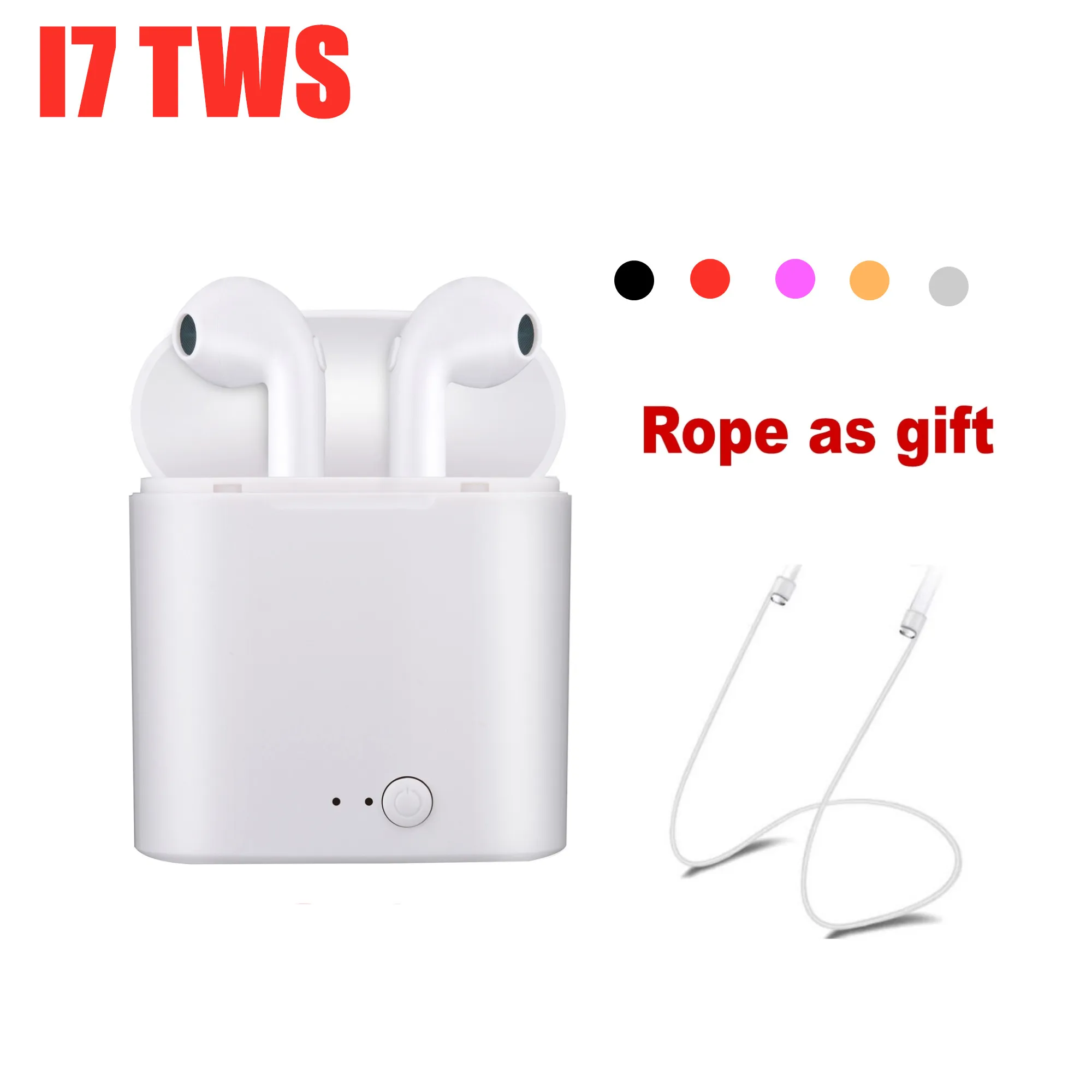 i7 i7s tws wireless earphone With Mic with charging box Bluetooth Earphone Earbuds For Apple iphone xiaomi huawei + rope
i7 i7s tws wireless earphone With Mic with charging box Bluetooth Earphone Earbuds For Apple iphone xiaomi huawei + rope