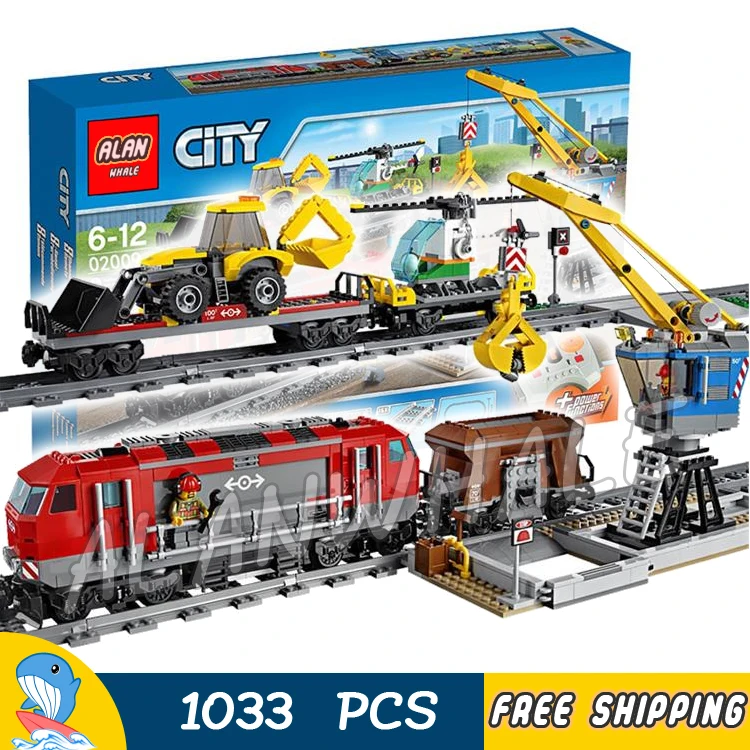 1033pcs City Motorized Remote Control Heavy haul Train 02009 Model Building Block Toy Power Functions Brick Compatible With Lego
1033pcs City Motorized Remote Control Heavy haul Train 02009 Model Building Block Toy Power Functions Brick Compatible With Lego