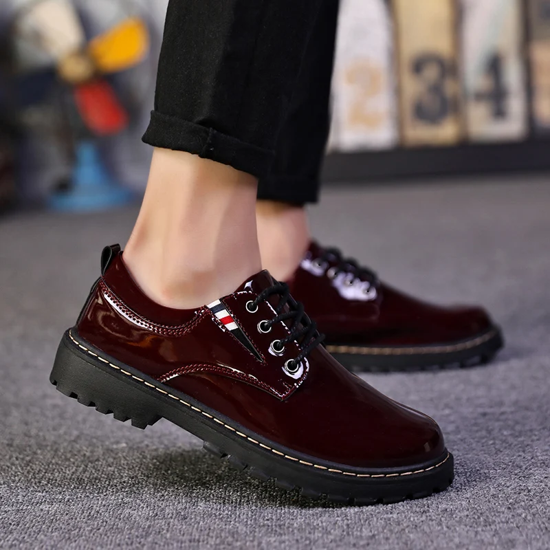 Men's Casual Shoes Men's Black Korean Version of The Trend To Increase The Society with A Soft Leather Hairstylist British Shoe5 
Men's Casual Shoes Men's Black Korean Version of The Trend To Increase The Society with A Soft Leather Hairstylist British Shoe5