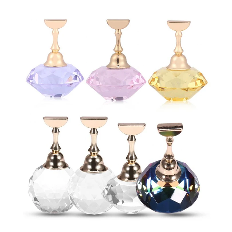 Magnetic False Nail Tip Practice Stand Holder Base Alloy Holder Crystal Nail Art Display Showing Shelf Manicure Tool Nail Holder
Magnetic False Nail Tip Practice Stand Holder Base Alloy Holder Crystal Nail Art Display Showing Shelf Manicure Tool Nail Holder