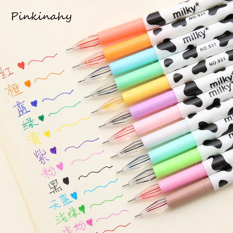 12pcs/lot Milk gel pen Diamond Korean Stationery 12 colors zakka Canetas papelaria material escolar school supplies
12pcs/lot Milk gel pen Diamond Korean Stationery 12 colors zakka Canetas papelaria material escolar school supplies