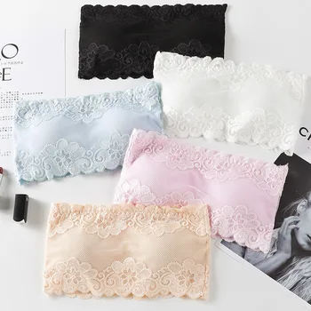 Strapless Bra Lace Tube Tops Women Sexy Lingerie Padded Underwear Padded Crop Top Female Wrapped Chest
Strapless Bra Lace Tube Tops Women Sexy Lingerie Padded Underwear Padded Crop Top Female Wrapped Chest